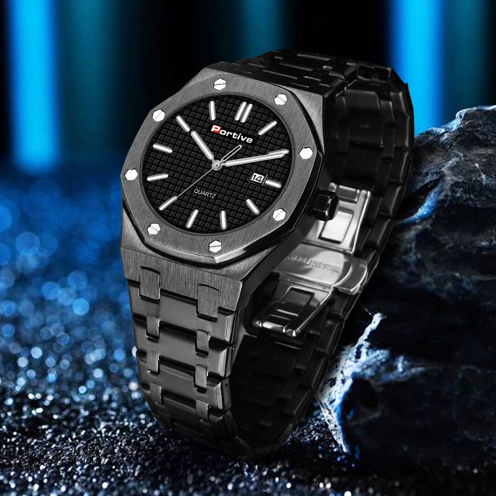 ANALOG STAINLESS STEEL WATCH FOR MEN