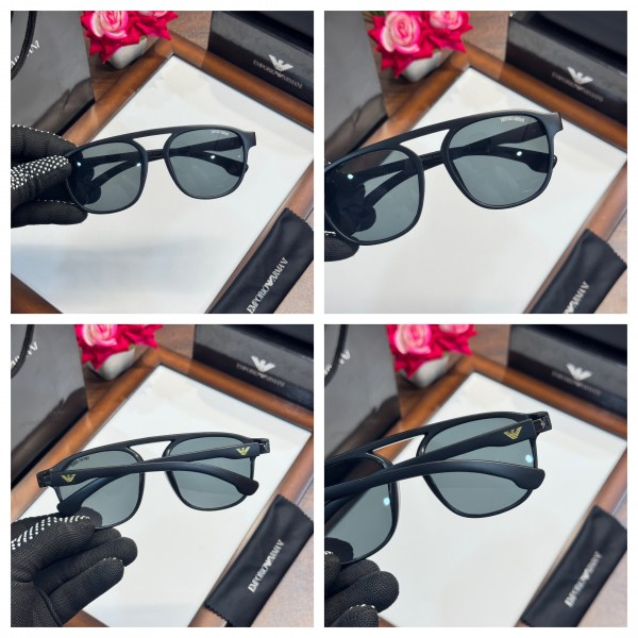 MEN'S GRADIENT SQUARE SUNGLASSES