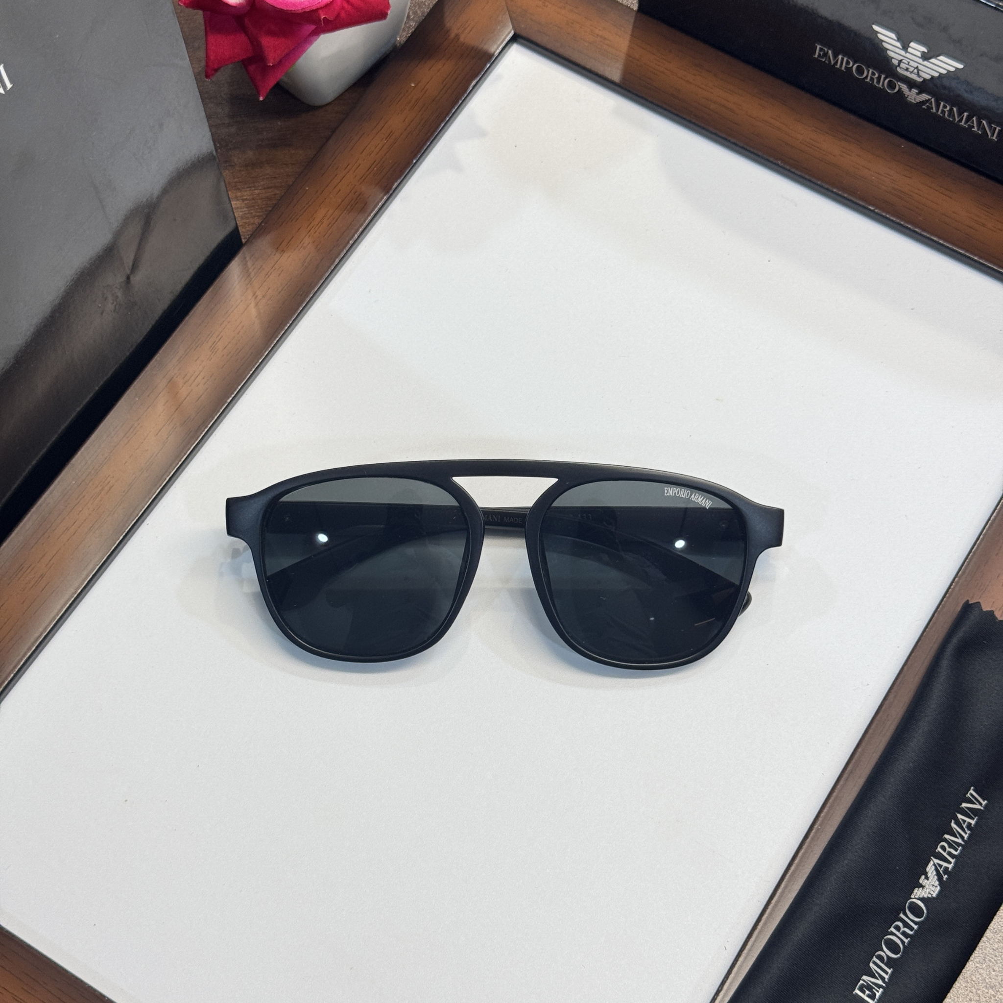 MEN'S GRADIENT SQUARE SUNGLASSES