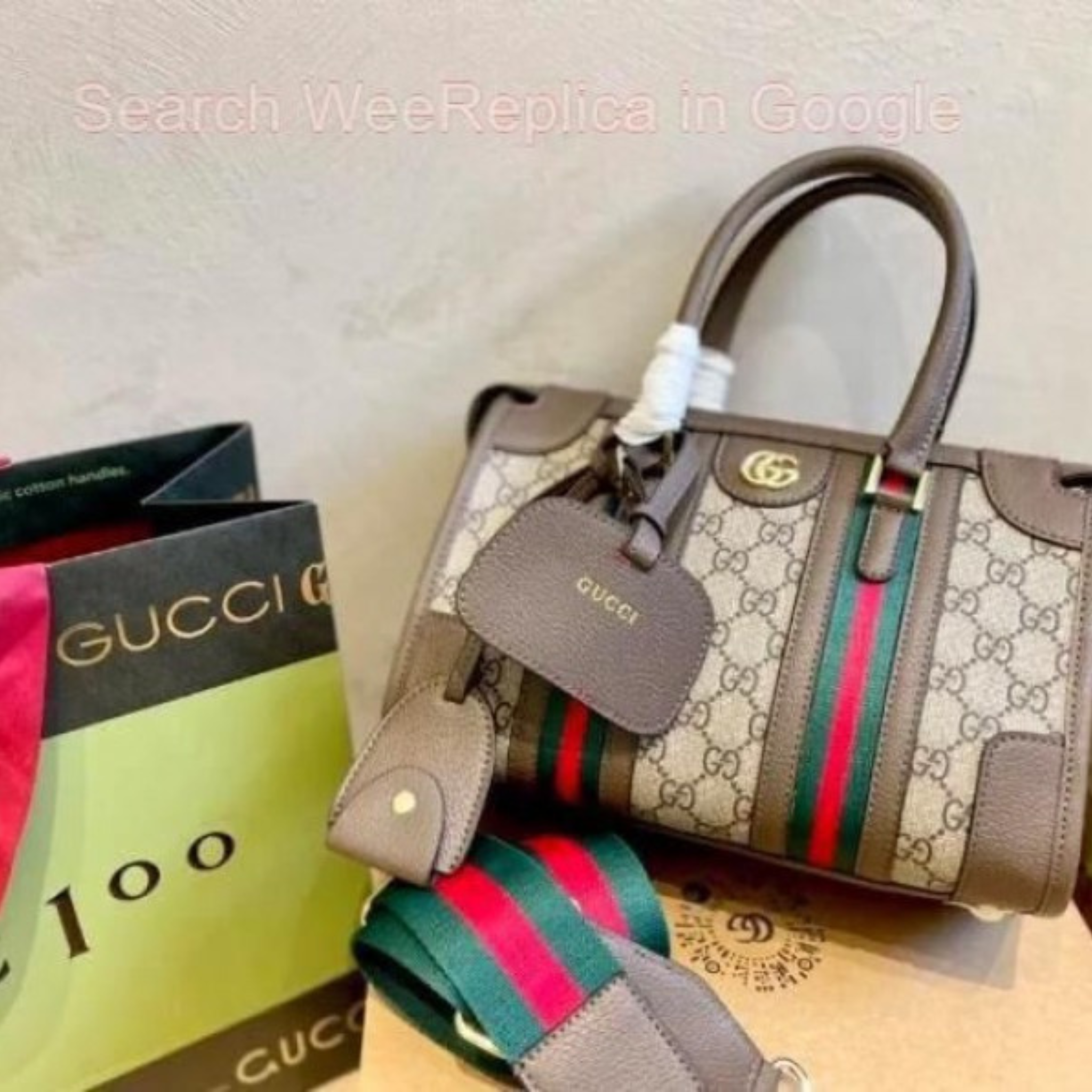 DESIGNER STRIPED WOMEN HANDBAG