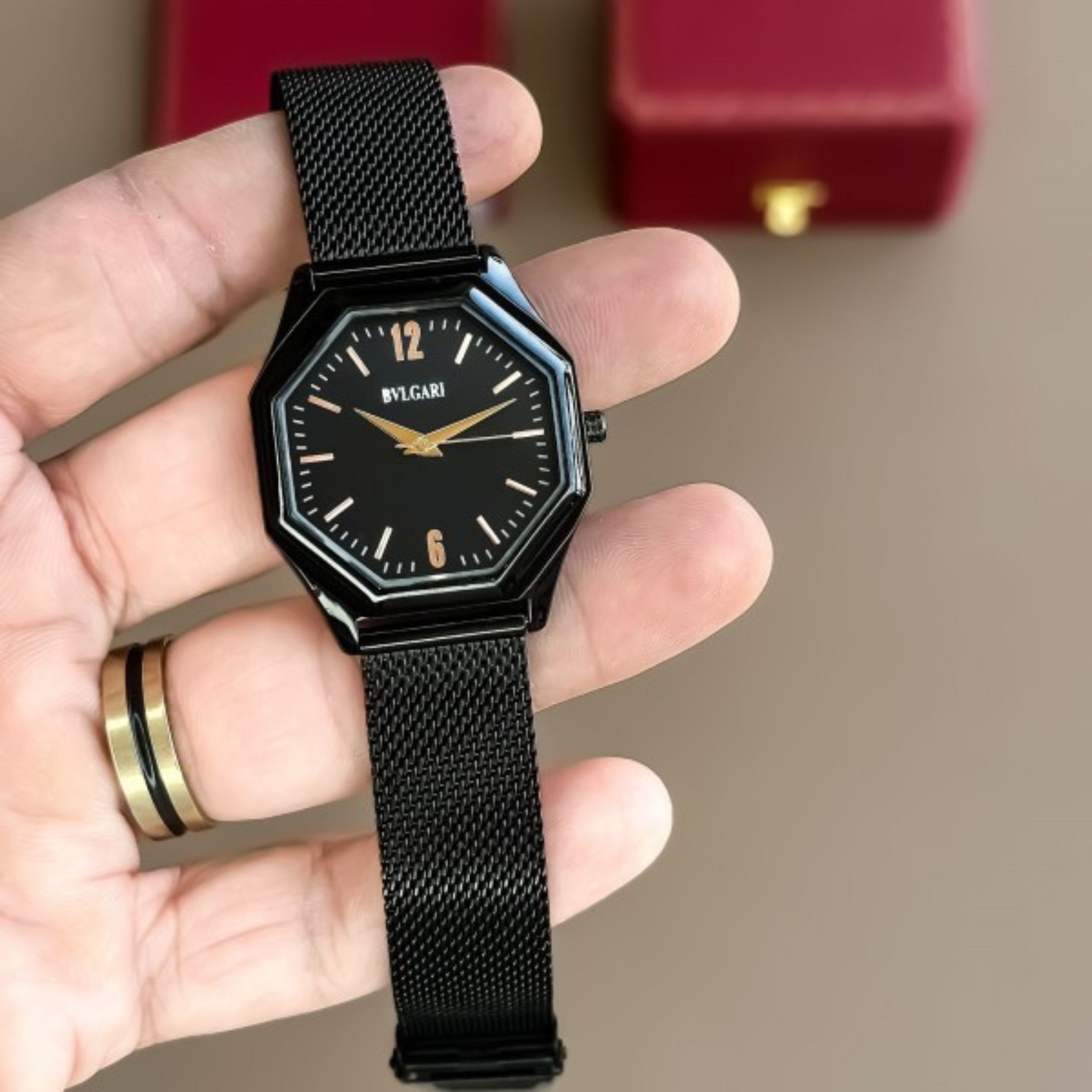 LADIES PREMIUM BLACK WATCH