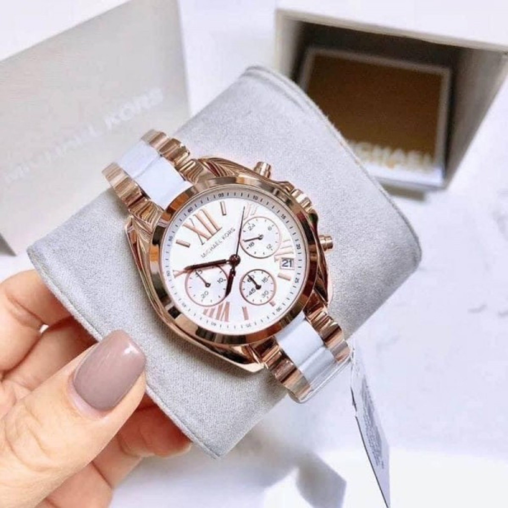 CHRONOGRAPH BROWN-ROSE ANALOG WATCH