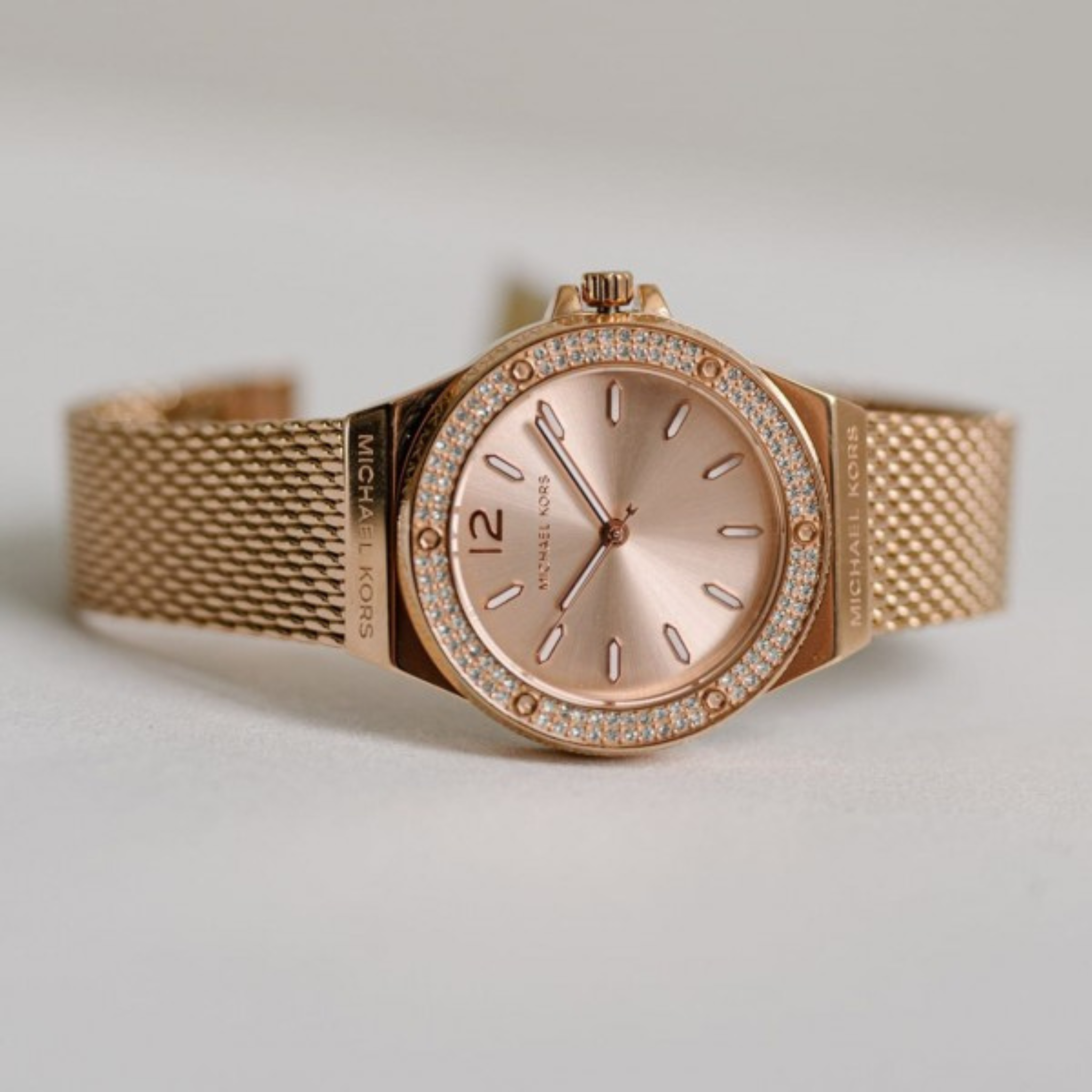 WOMEN ROSE GOLD LENNOX ANALOG QUARTZ WATCH