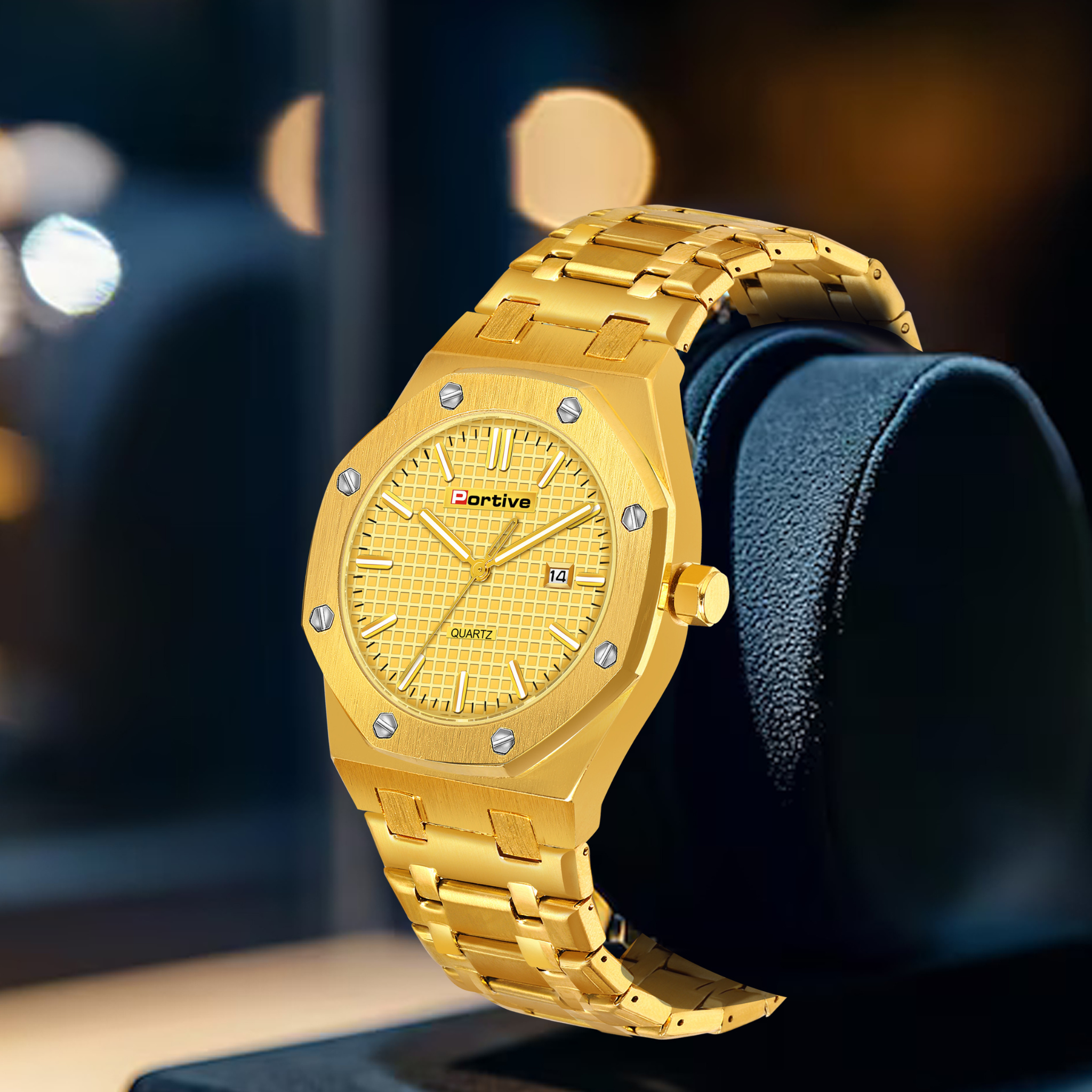 SIMPLE LUXURY GOLDEN TRENDING WATCH