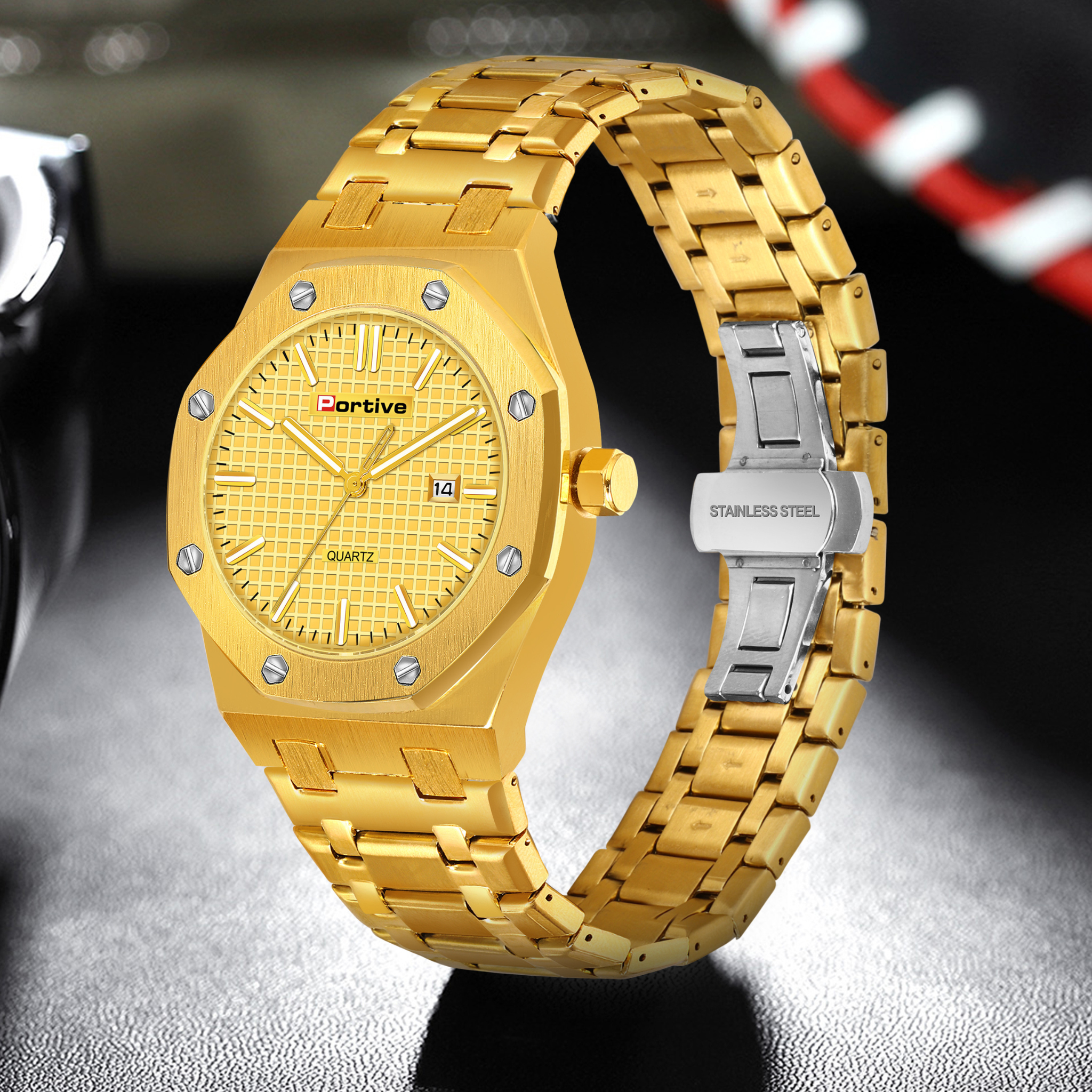 SIMPLE LUXURY GOLDEN TRENDING WATCH