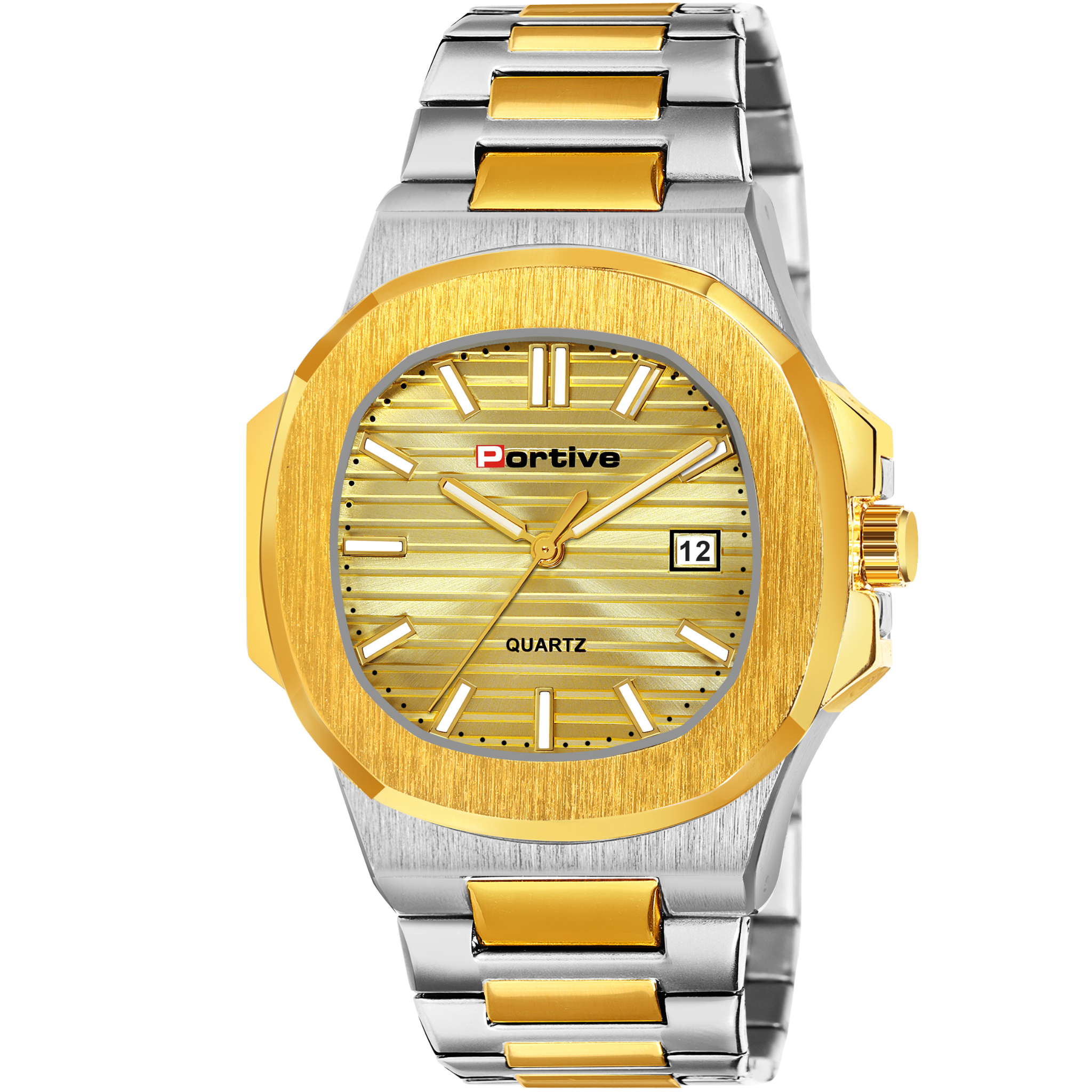 BRANDED TWO TONE GOLDEN WATCH